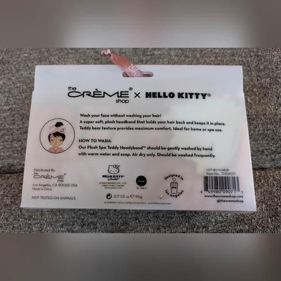 🆕 Hello Kitty Plush Spa Headband - Picture 4 of 4